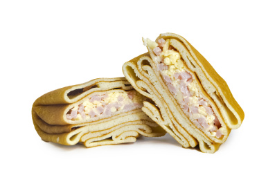 Блинчик с ветчиной и сыром